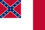 Blood-Stained Banner (Estados Confederados 1865)-Bandeira retangular