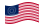 EUA 37 estrelas (1867-1877)-Bandeira ondulante