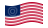 EUA 37 estrelas (1867-1877)-Bandeira ondulante