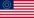EUA 37 estrelas (1867-1877)-Bandeira retangular
