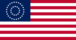 EUA 37 estrelas (1867-1877)-Bandeira retangular