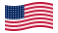 EUA 48 estrelas (1912-1959)-Bandeira ondulante