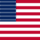 EUA 48 estrelas (1912-1959)-Bandeira quadrada