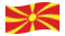 Macedónia-Bandeira ondulante