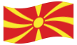 Macedónia-Bandeira ondulante