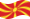 Macedónia-Bandeira ondulante estática