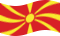 Macedónia-Bandeira ondulante estática