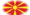 Macedónia-Bandeira em vinheta oval