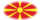Macedónia-Bandeira em vinheta oval