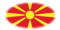 Macedónia-Bandeira em vinheta oval