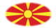 Macedónia-Bandeira em vinheta oval