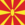 Macedónia-Bandeira quadrada