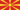Macedónia-Bandeira retangular