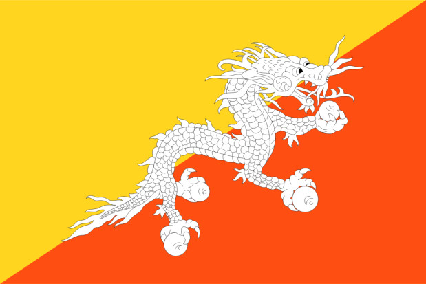 Bandeira Butão, Bandeira Butão