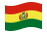 Bolívia-Bandeira ondulante