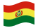 Bolívia-Bandeira ondulante