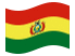 Bolívia-Bandeira ondulante