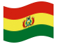 Bandeira animada Bolívia