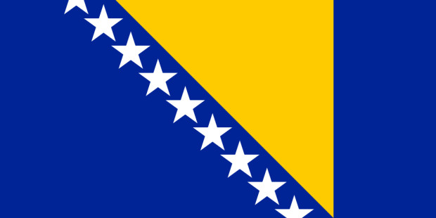 Bandeira Bósnia e Herzegovina