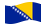 Bósnia e Herzegovina-Bandeira ondulante
