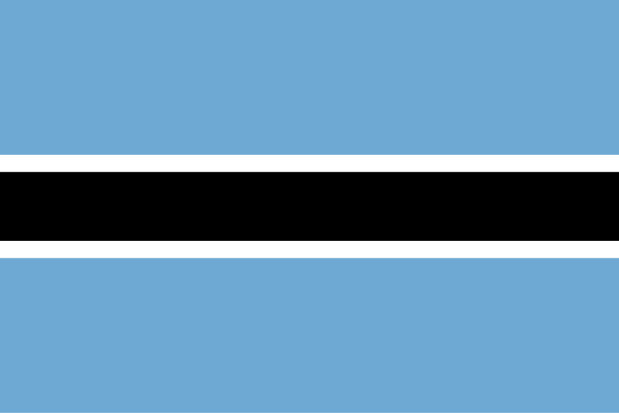 Bandeira Botsuana