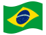 Brasil-Bandeira ondulante
