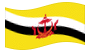 Brunei Darussalam-Bandeira ondulante