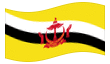 Bandeira animada Brunei Darussalam