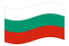 Bulgária-Bandeira ondulante