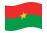 Burquina Faso-Bandeira ondulante