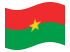 Burquina Faso-Bandeira ondulante