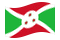 Burundi-Bandeira ondulante