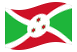 Burundi-Bandeira ondulante