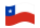 Chile-Bandeira ondulante