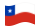Chile-Bandeira ondulante