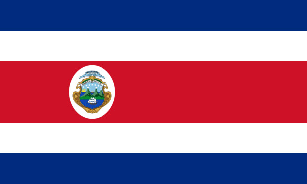 Bandeira Costa Rica