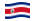 Costa Rica-Bandeira ondulante