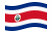 Costa Rica-Bandeira ondulante