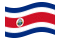 Costa Rica-Bandeira ondulante