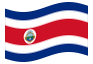 Bandeira animada Costa Rica