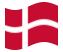 Dinamarca-Bandeira ondulante