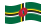 Domínica-Bandeira ondulante