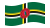 Domínica-Bandeira ondulante