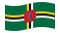 Domínica-Bandeira ondulante