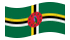 Domínica-Bandeira ondulante