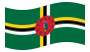 Domínica-Bandeira ondulante