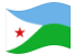 Jibuti-Bandeira ondulante