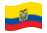 Equador-Bandeira ondulante