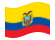 Equador-Bandeira ondulante
