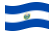 El Salvador-Bandeira ondulante